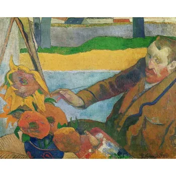 Plakát Plakát, Obraz - Van Gogh painting Sunflowers, 1888, Paul Gauguin