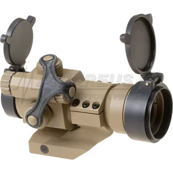 Kolimátor Aim-O Kolimátor M2 + montáž, červený bod, regulace nasvícení, pískový