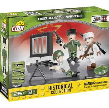 COBI World War II 2032 Sovětská zimní armáda Stavebnice COBI COBI World War II 2032 Sovětská zimní armáda