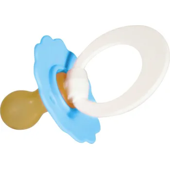 dudlíky Vulkan Šidítko dětské 03-Flora s kroužkem Varianta: modré