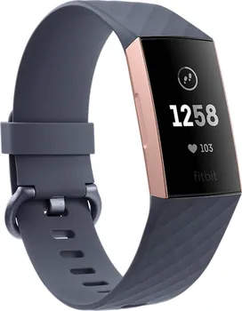 Fitness náramek Fitbit Charge 3 zlatorůžová
