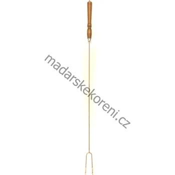 Opékací vidlice na špekáček - šípovitá (Nyárs-villás horganyzott)