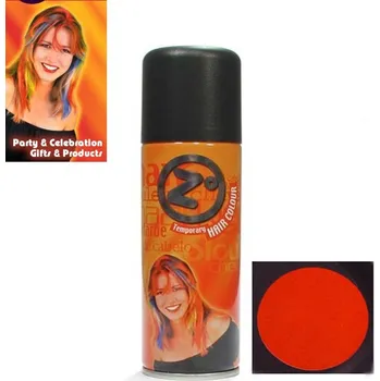 Barva na vlasy Barevný lak na vlasy - červený - červená barva