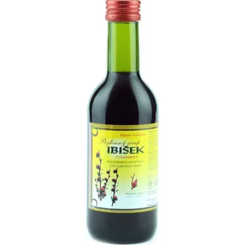 Přírodní produkt Klášterní officína Ibišek bylinný sirup 250 ml 