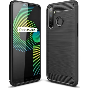 Pouzdro na mobilní telefon TVC Carbon Realme 6i Barva: Černá