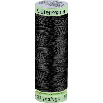 Nit Polyesterové nitě Jeans návin 30 m - 000 černá