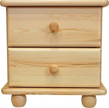 Noční stolek Max-i Noční stolek ze dřeva NAESS NORE Zvolte barvu:: barva šedá