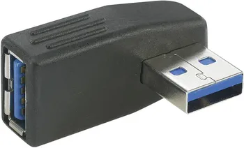 Datové redukce Renkforce USB 3.0 úhlový adaptér 90° natočení doleva