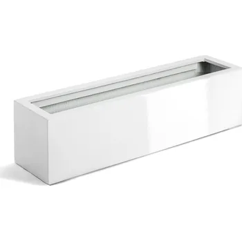 Truhlík D-lite truhlík bílý lesk 60x15x15cm - Do interiéru a exteriéru