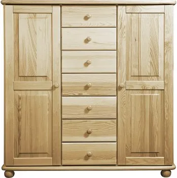 Komoda Via-nábytek Prádelník K35 Povrchová úprava: Moření odstín dub