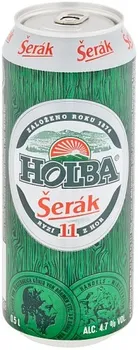 Pivo Holba Šerák 11° 0,5 l plech