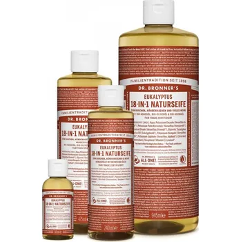 Mýdlo Dr. Bronner's tekuté univerzální mýdlo ALL-ONE! eukalyptus 240 ml