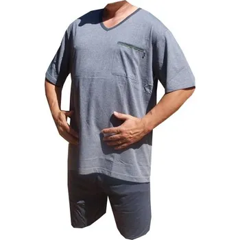 Pánské pyžamo xcena Pyžamo pánské melír Velikost: L
