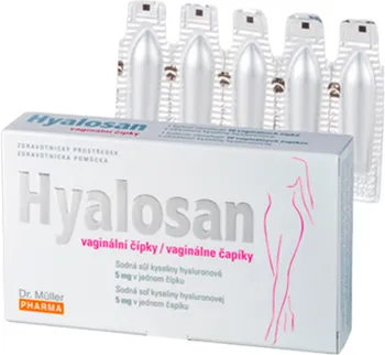 Intimní hygienický prostředek Dr. Müller Pharma Hyalosan vaginální čípky 10 ks