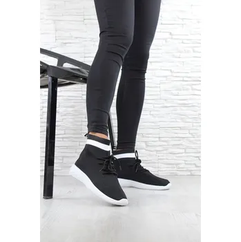 Dámské tenisky Sport Černé ponožkové tenisky SJ1876-1B Velikost: 37