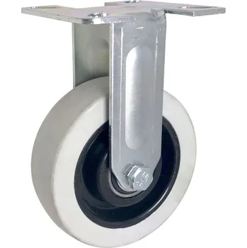 Pojezdové kolečko Nábytkové kolo 75 mm pevná vidlice s deskou