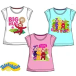 Dívčí bavlněné tričko - Teletubbies - Barva bílá, vel. 104