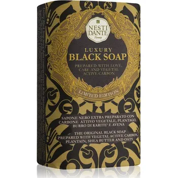 Přípravek na čištění pleti a oči Nesti Dante Luxury Black Soap černé mýdlo 250 g