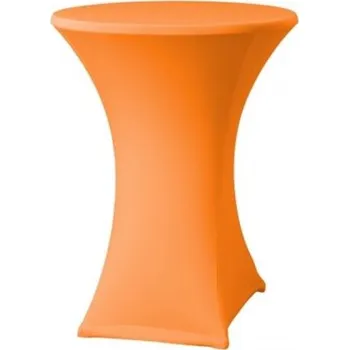 Zahradní stůl DENA Elastický potah ONYX PRO na koktejlové stoly Ø 80-85 cm, 210 g/m², Oranžová _023283