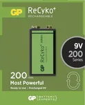 GP ReCyko+ 200 9V 1 ks