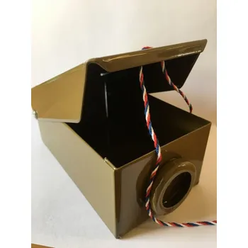 Skříňka na klíč Schránka na klíče-pečetící krabička hnědá