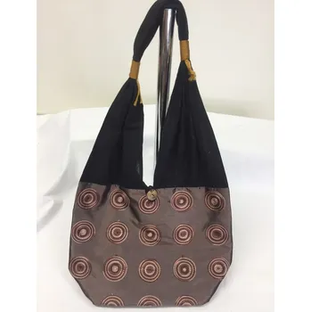 Kabelka Látková kabelka, Barva Hnědá, Materiál 65% bavlna 35%polyester