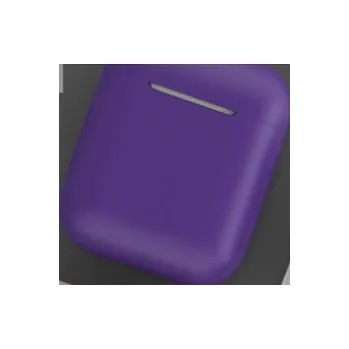 Sluchátka Silikonové pouzdro pro Apple AirPods tmavě fialová