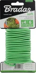 Bradas Vázací drát PVC 4 mm x 6 m zelený