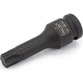 Gola hlavice Hlavice zástrčná 1/2", Torx T80, pro rázové utahováky, CrMo, Welzh (Welzh Werkzeug)