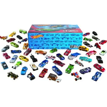 autíčko Hot Wheels Angličáky sada 50 ks