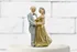 Svatební dekorace Partydeco Figurka na dort Zlatá svatba 12 cm