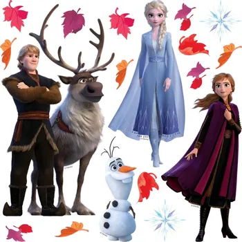 Samolepící dekorace DKS 3807 AG Design samolepicí dekorace - samolepka na zeď Disney - Frozen - ledové království, velikost 30 x 30 cm