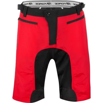 Cyklistické kalhoty Force kraťasy MTB-11 s odnímatelnou vložkou (červená)