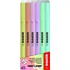 Zvýrazňovač Kores High Liner Plus Pastel sada 6 ks