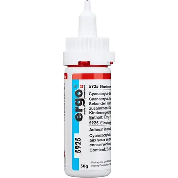 Průmyslové lepidlo Ergo 5925 - 50 g vteřinové lepidlo na elastomery
