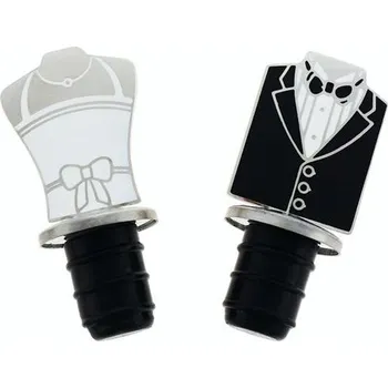 Svatební dekorace GoDan S.A. SVATEBNÍ zátky na lahve 2 ks