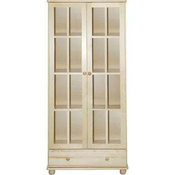 Knihovna Vitrína se zásuvkou KL-034