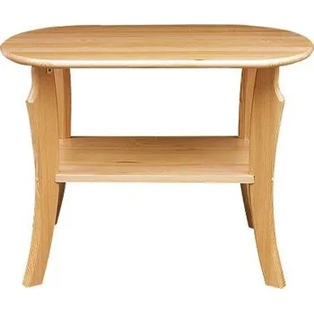 Konferenční stolek Borovicový konferenční stolek ovál KL-488