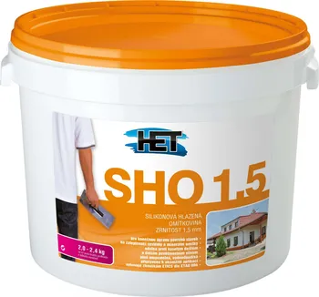Fasádní barva Het SHO silikonová hlazená omítka 25 kg bílá