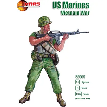 Plastikový model Mars Figures 1/32 US Marines, Vietnam War