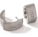 Titanové náušnice BOCCIA s diamanty 0521-02