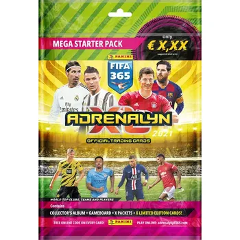 Karetní hra Panini Mega Starter Pack FIFA 365 Adrenalyn XL 2021