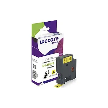 Tiskárna WECARE ARMOR páska kompatibilní s DYMO S0720580,Black/Yellow,12mm*7m