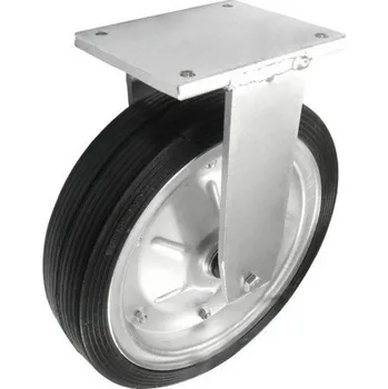 Příslušenství k zahradní technice Pryžové kolo 350 mm pevná vidlice s deskou