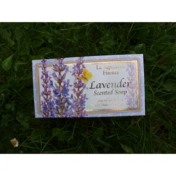 Mýdlo levandule-online.cz Levandulové mýdlo v dárkové krabičce
