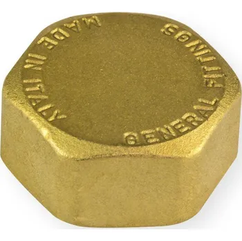 Fitinka STABILO Sanitär Mosazný koncový uzávěr na mosazné trubky 1" DN25