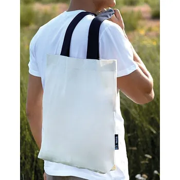 Nákupní taška Keprová taška s kontrastními uchy NE90002