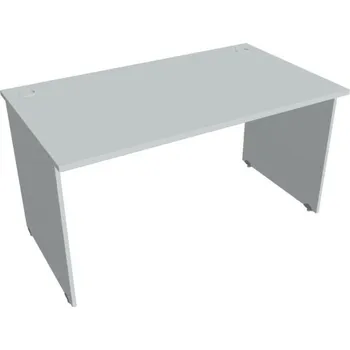 Kancelářský vozík HOBIS stůl pracovní rovný - GS 1400, šedá + doprava zdarma