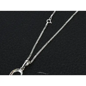 Řetízek Řetízek ze stříbra pletený Ag 925/1000 + Rh 45cm (cca 3,0g)