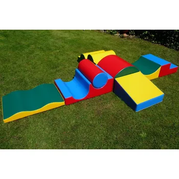 ostatní stavebnice Motorická molitanová sestava, 8 částí